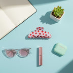 Strawberry Pink Acrylic Hair Claw Clip