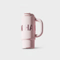 Pink Insulated Tumbler Cup With Handle