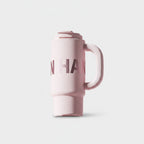 Pink Insulated Tumbler Cup With Handle