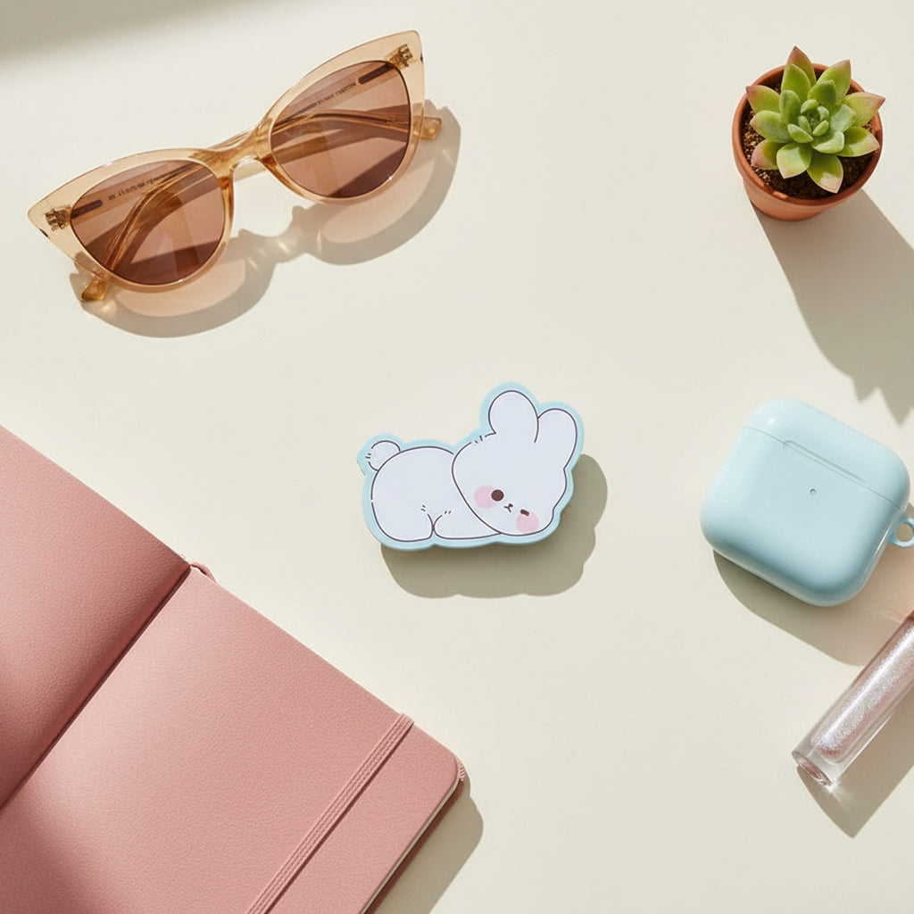 Cute Cloud Shaped Sticky Notes Pad With Charm Details