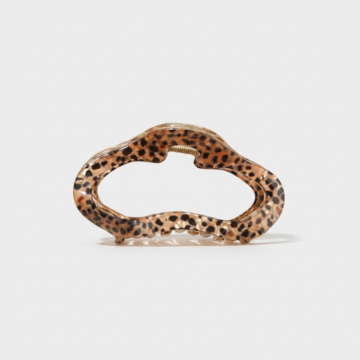 Leopard Print Tortoiseshell Hair Claw Clip