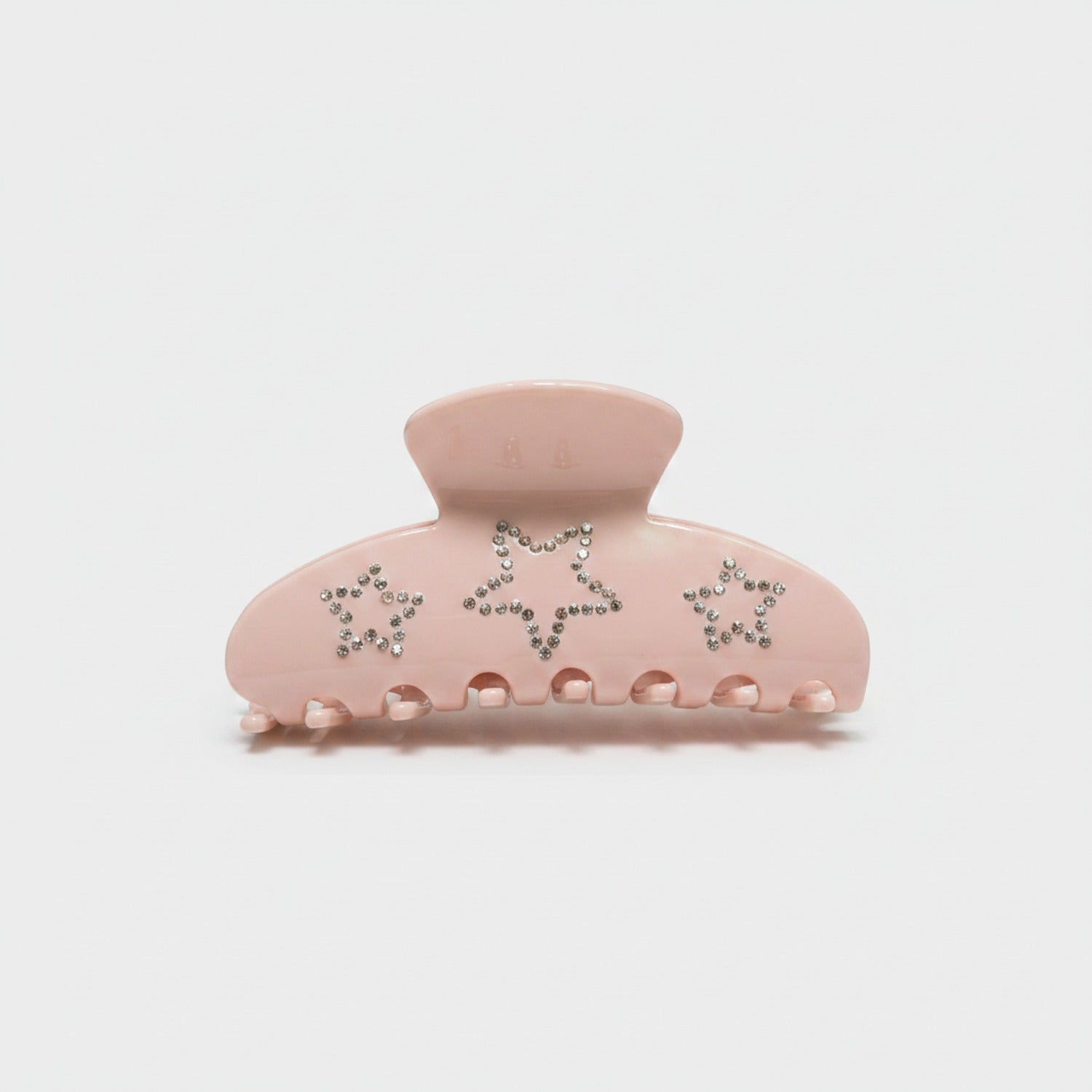 Pink Rhinestone Star Hair Claw Clip
