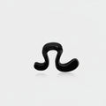 Black Curved Minimalist Hair Claw Clip