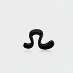Black Curved Minimalist Hair Claw Clip