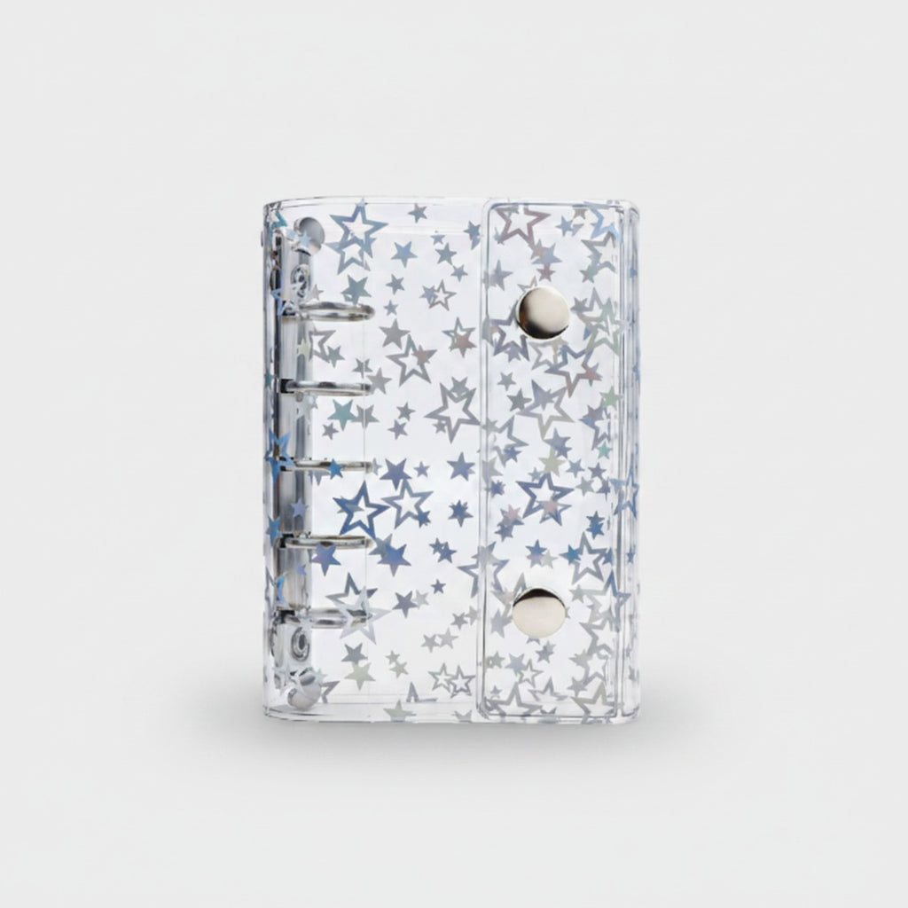 Star Print Clear Hardcover Journal Planner