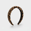 Leopard Print Padded Headband - Hair Headband - 3cm