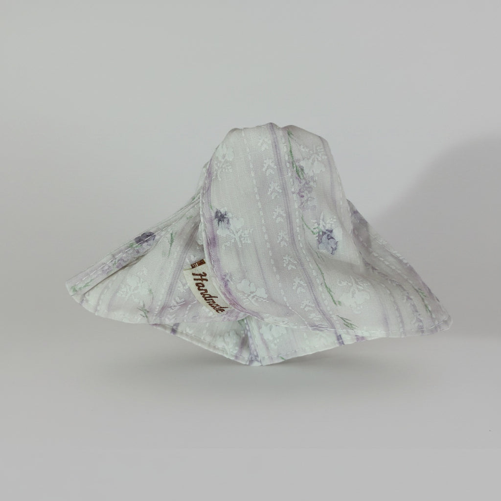 Lavender Floral Mesh Hair Claw Clip