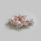 Blush Silk Bow Hair Claw Clip