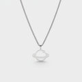 Silver Planet Pendant Chain Necklace