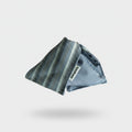 Striped Textured Hair Claw Clip Blue