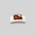 Tortoiseshell Lucky Cat Hair Claw Clip