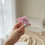 Pink Tulle Hair Claw With Bow