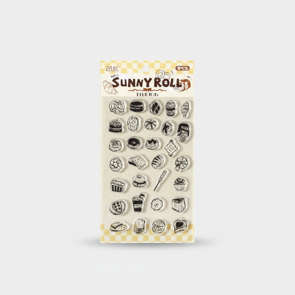 Sunny Roll Delicious Bakery Sticker Sheet