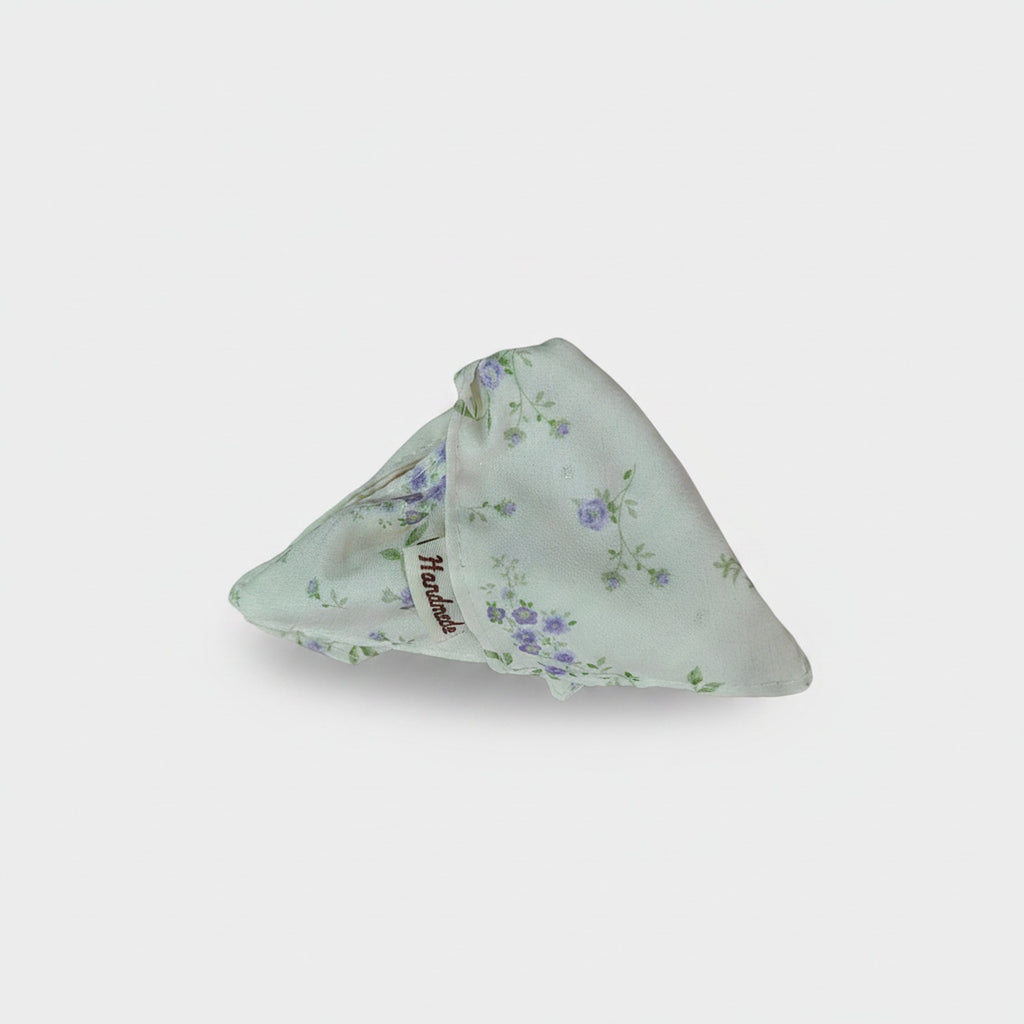 Lavender Floral Claw Hair Clip