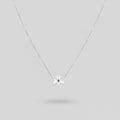 Silver Four-Point Star Pendant Necklace