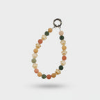 Beaded Phone Charm With Colorful Stone Beads