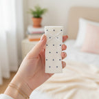 Cream Polka Dot Bow Tie Ankle Socks