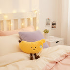 Banana Plush Toy With Brown Feet