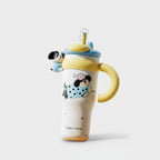 Cute Puppy Ombre Tumbler With Charm Topper