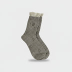 Gray Angel Star Crew Socks