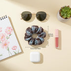 Plaid Hair Claw Clip Scrunchie