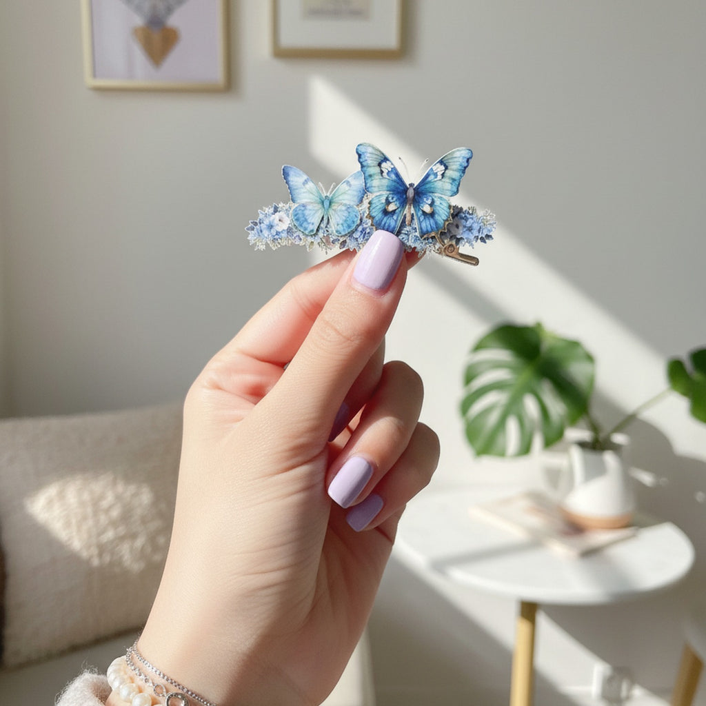 Blue Butterfly Dream Sticker Sheet Set