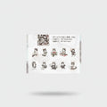 Cute Cat Character Sticker Sheet Set