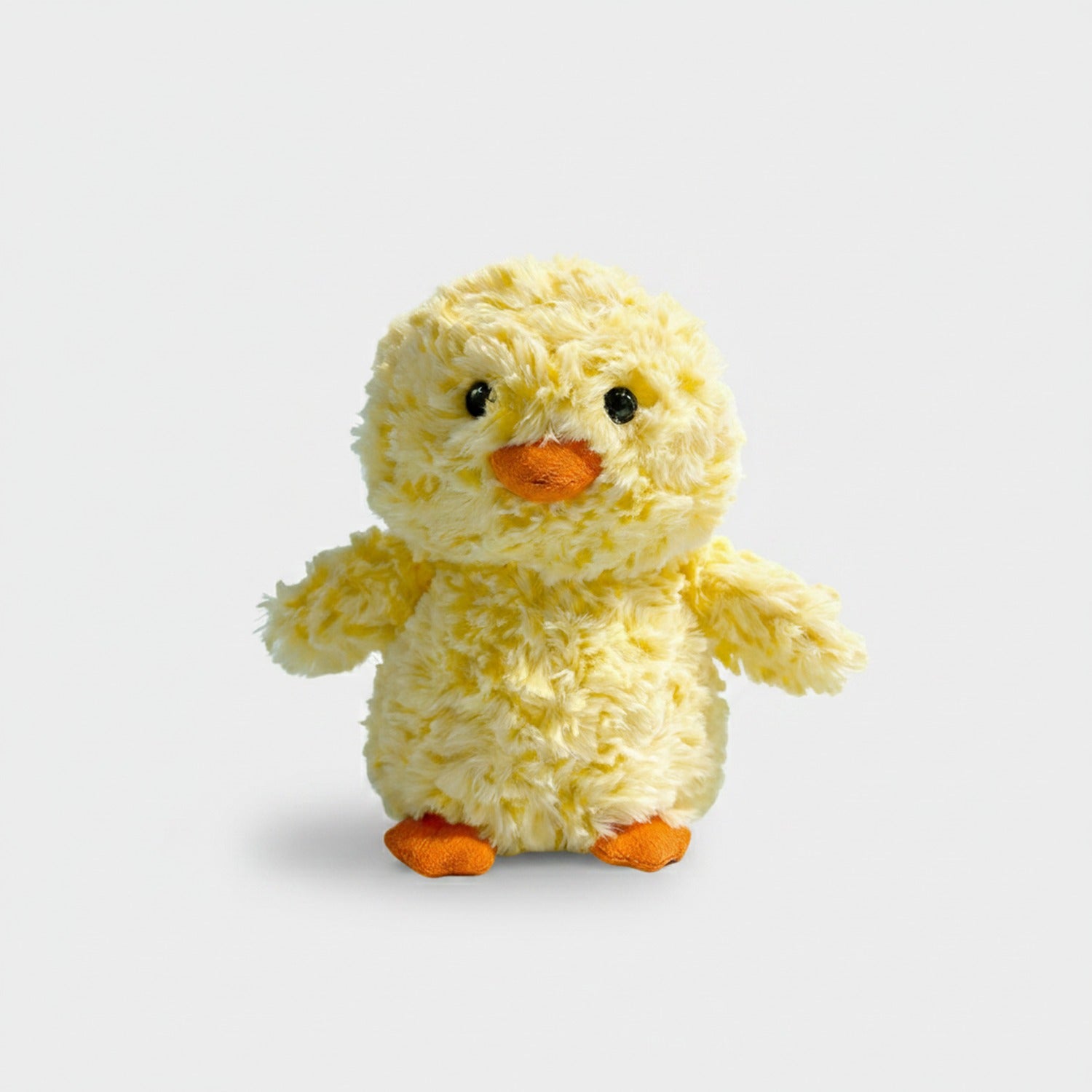 Soft Yellow Plush Chick With Orange Feet
