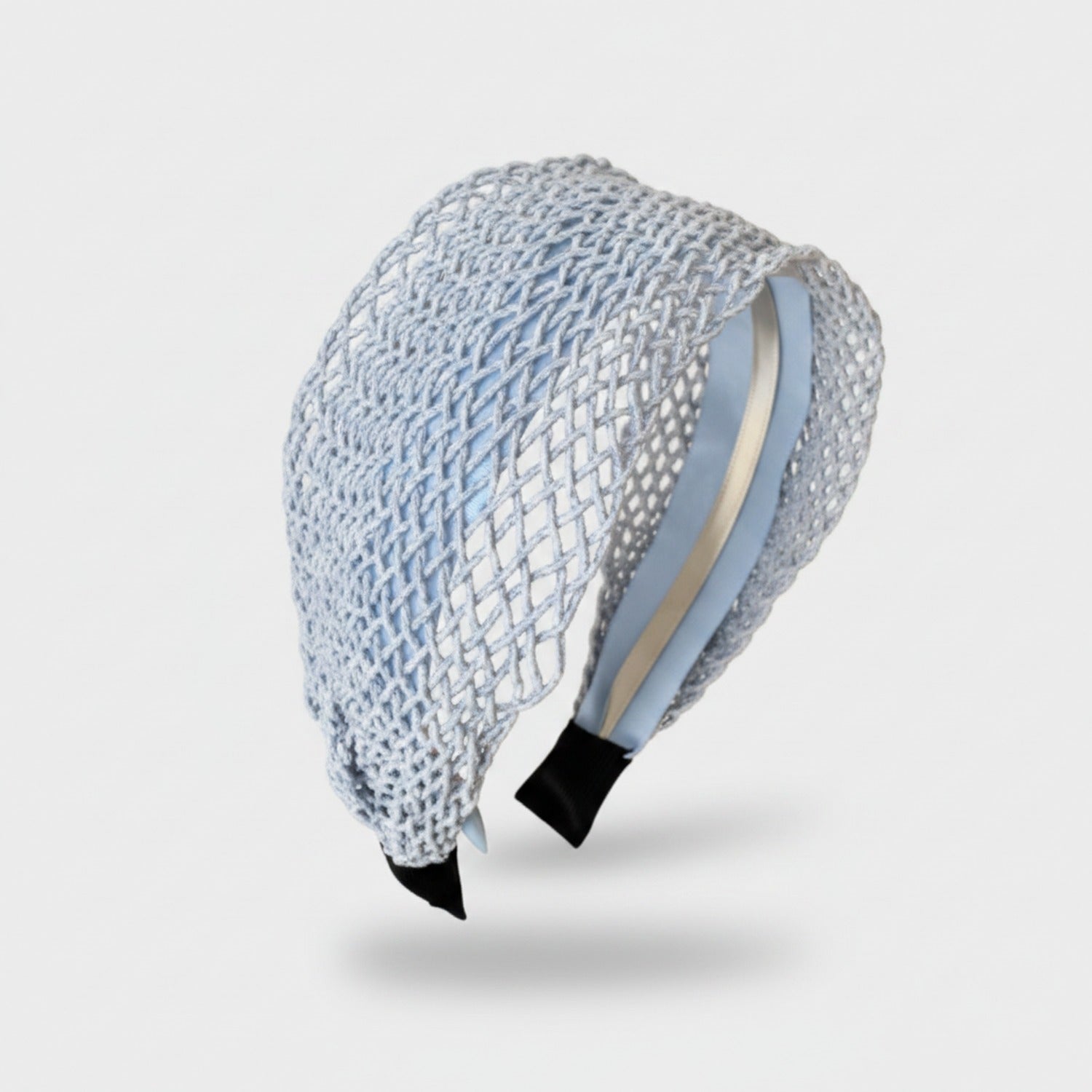 Cream Knit Padded Headband