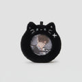 Black Cat Plush Phone Charm With Mirror