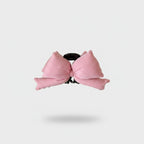 Pink Bow Hair Claw Clip