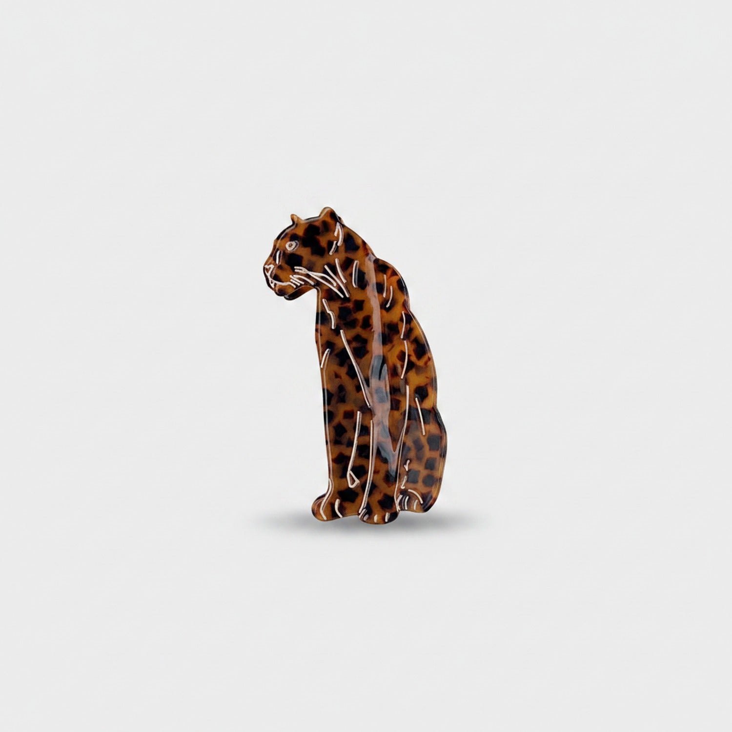 Tortoiseshell Leopard Print Hair Claw Clip