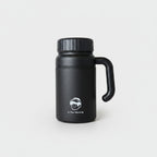 Black Insulated Tumbler With Handle Character Design