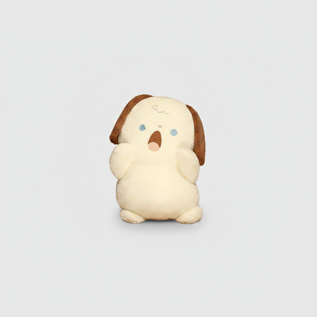 Cream Brown Floppy Ear Puppy Plush Toy