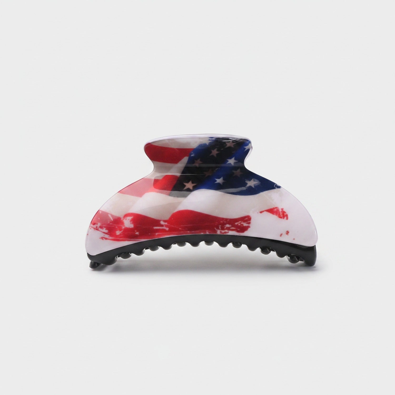 American Flag Stars Striped Hair Claw Clip