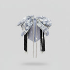 Pearl Chain Butterfly Wing Hair Claw Clip