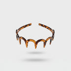 Tortoiseshell Spiked Statement Headband
