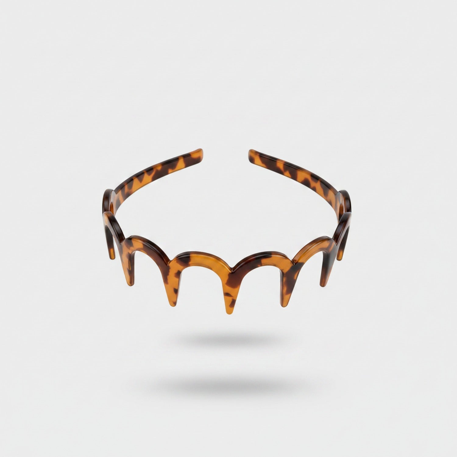 Tortoiseshell Spiked Statement Headband