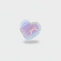 Heart-Shaped Hair Claw With Ribbon Charm