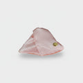 Pink Velvet Hair Claw With Gold Charm