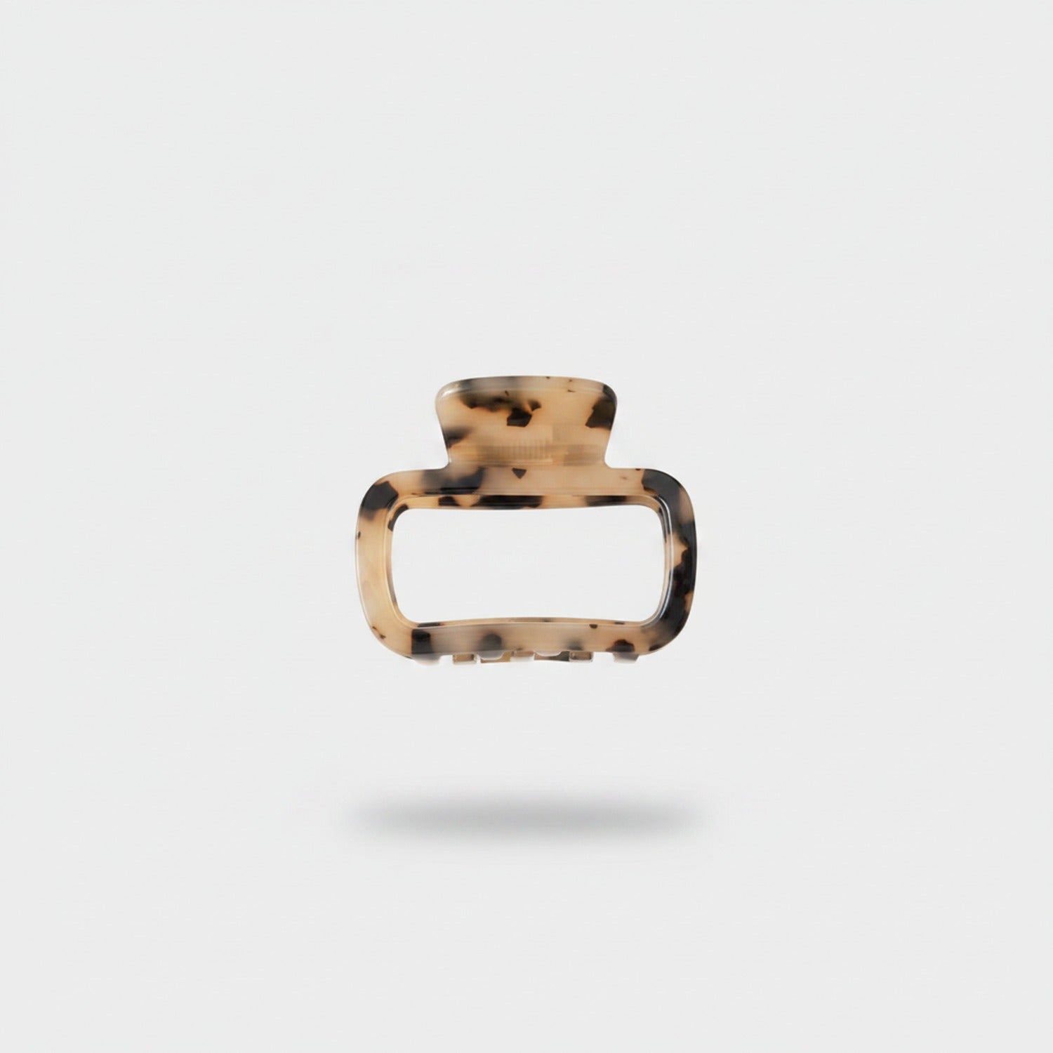 Tortoiseshell Rectangular Hair Claw Clip