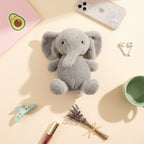 Soft Gray Plush Elephant Stuffed Animal