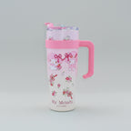 My Melody Pink Flower Bow Tumbler Cup