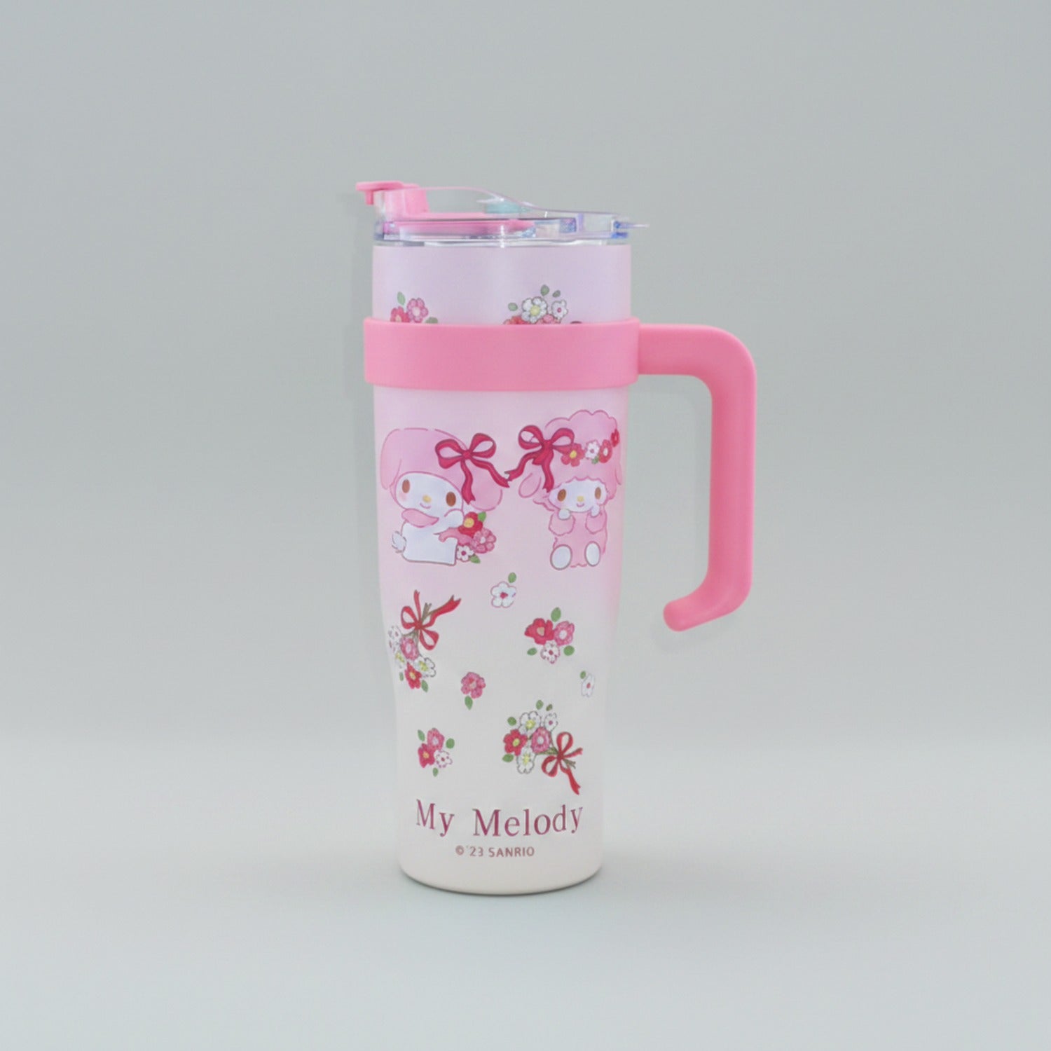 My Melody Pink Flower Bow Tumbler Cup