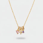 Gold Heart Charm Pendant Necklace