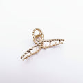 Gold Twisted Chain Hair Claw Clip