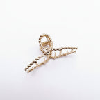 Gold Twisted Chain Hair Claw Clip