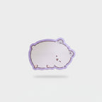 Cute Purple Bear Cloud Sticky Notes Pad