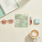 Pure White Window Floral Stationery Stickers Pack
