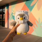 Adorable Penguin Plush Toy With Bear Hood